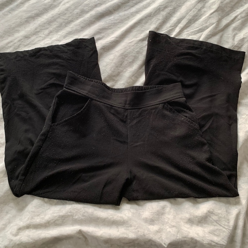 Black culottes